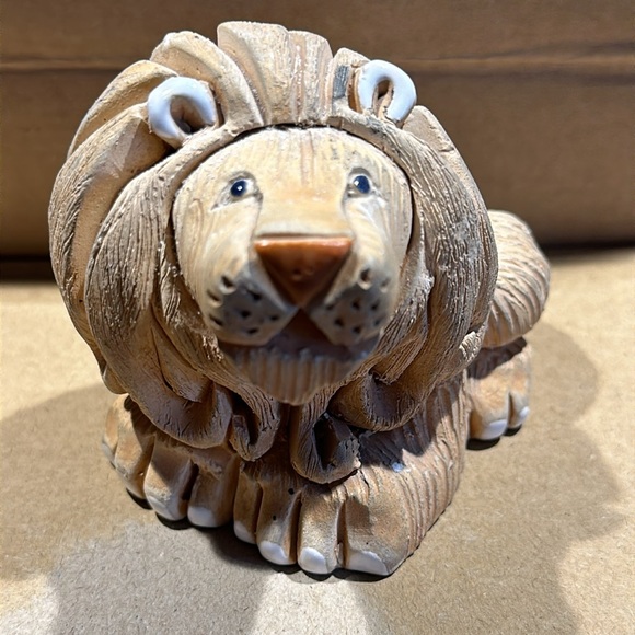 Vtg Artesania Rinconada Lion Ceramic Figurine - Hand-Crafted in Uruguay 1970s - Picture 6 of 7